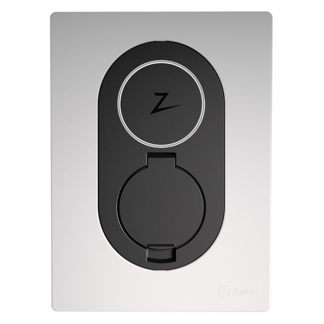 Zaptec Go & Go2 Voorzijde kap Cloud White (900-00049)