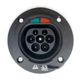 Type 2 voertuiginlaat (male) IEC 62196-2 met draaikap, voor ombouwprojecten