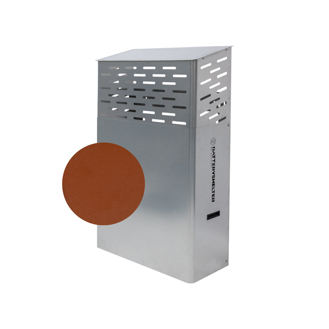 Conduct Batteryshelter koperbruin (RAL 8004)