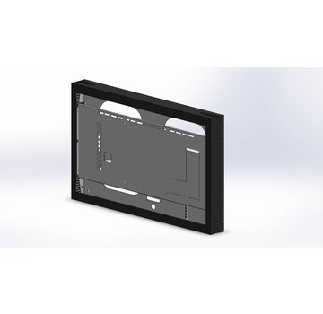 WTB Design 55" stalen monitorbehuizing