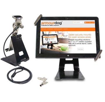 Armourdog Universele 7-10" kantelbare tablet  tafelstandaard max 11 mm
