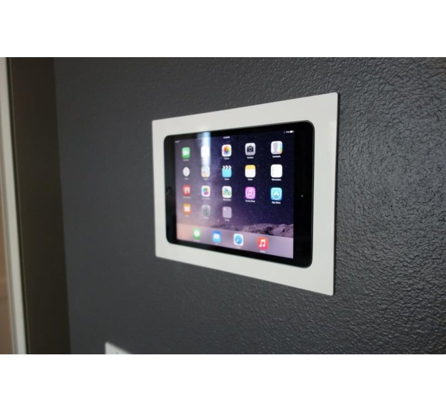 iPad  10.2  inbouw wandhouder  -Mat Wit