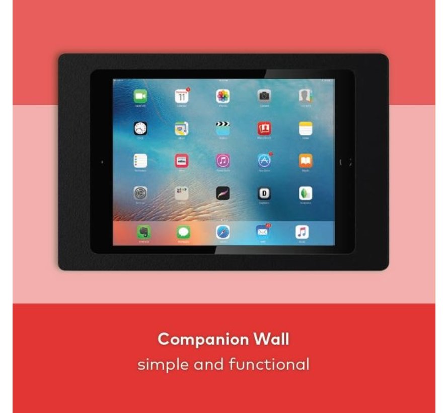 Companion Wall wandhouder iPad 9.7 , Zwart