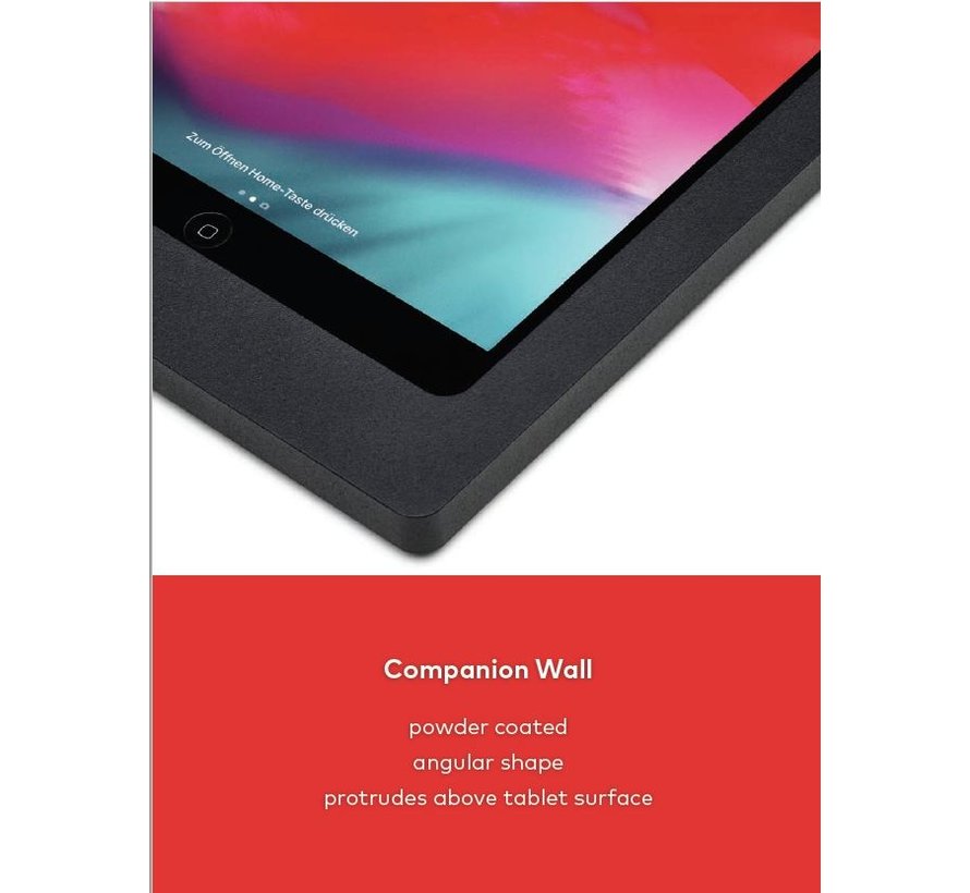 Companion Wall wandhouder iPad 9.7 , Zwart