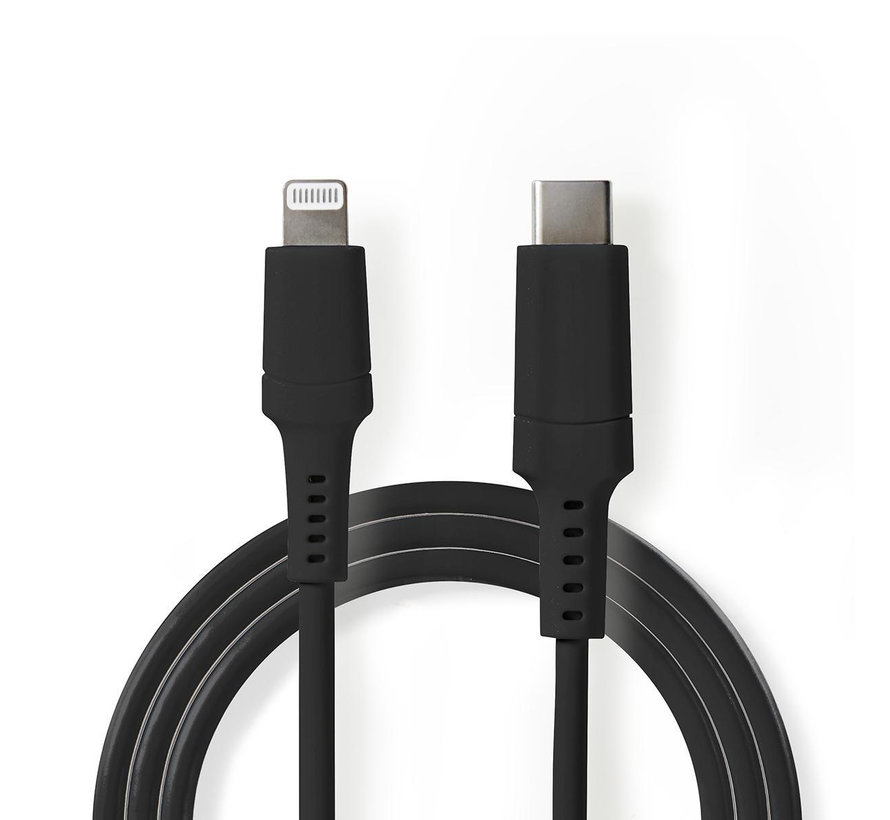 Lightning 8-Pin Male - USB-C™ | 2.0 m | Zwart