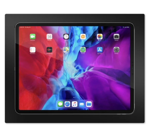 SimpliDock iPad Pro 12.9 Gen 3-6  inbouw wandhouder -Zwart