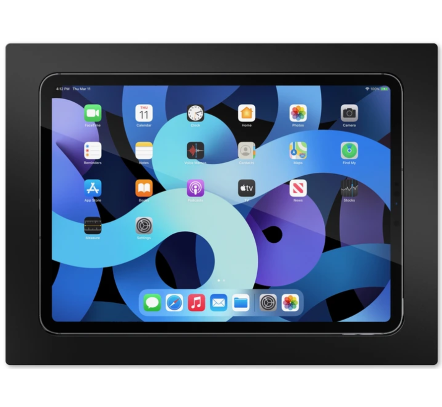 iPad Air 4&5, Pro 11"   inbouw wandhouder- Zwart
