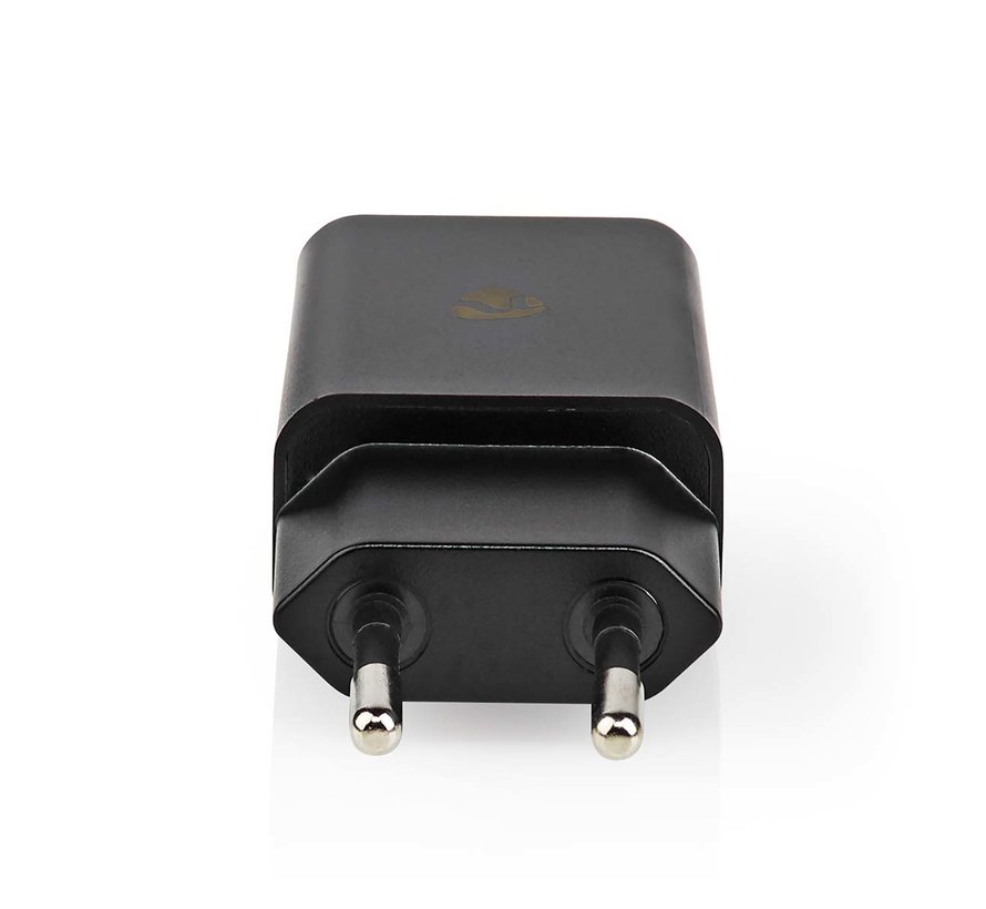 Universele USB-A tablet lader, 2.4 A, Zwart