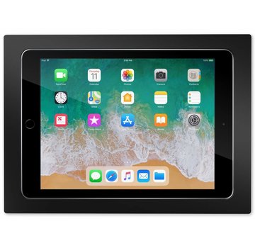 SimpliDock iPad 9.7 inbouw wandhouder Zwart