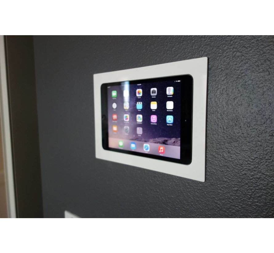 iPad Mini 6|7 (A17 Pro) inbouw wandhouder - Zwart -