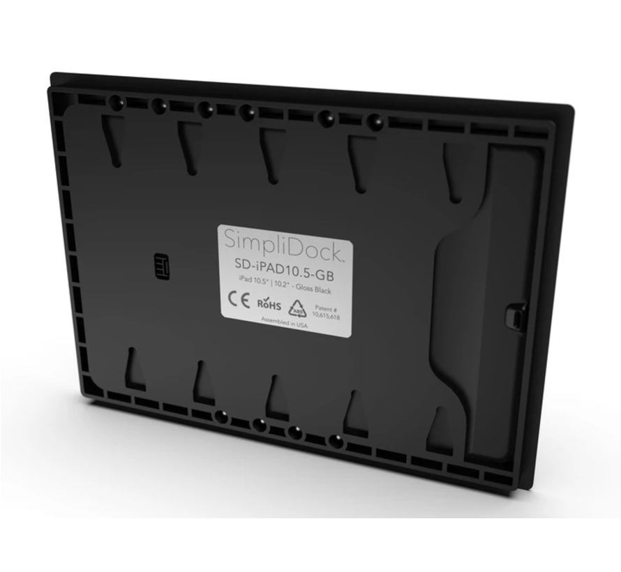 iPad Mini 6|7 (A17 Pro) inbouw wandhouder - Zwart -