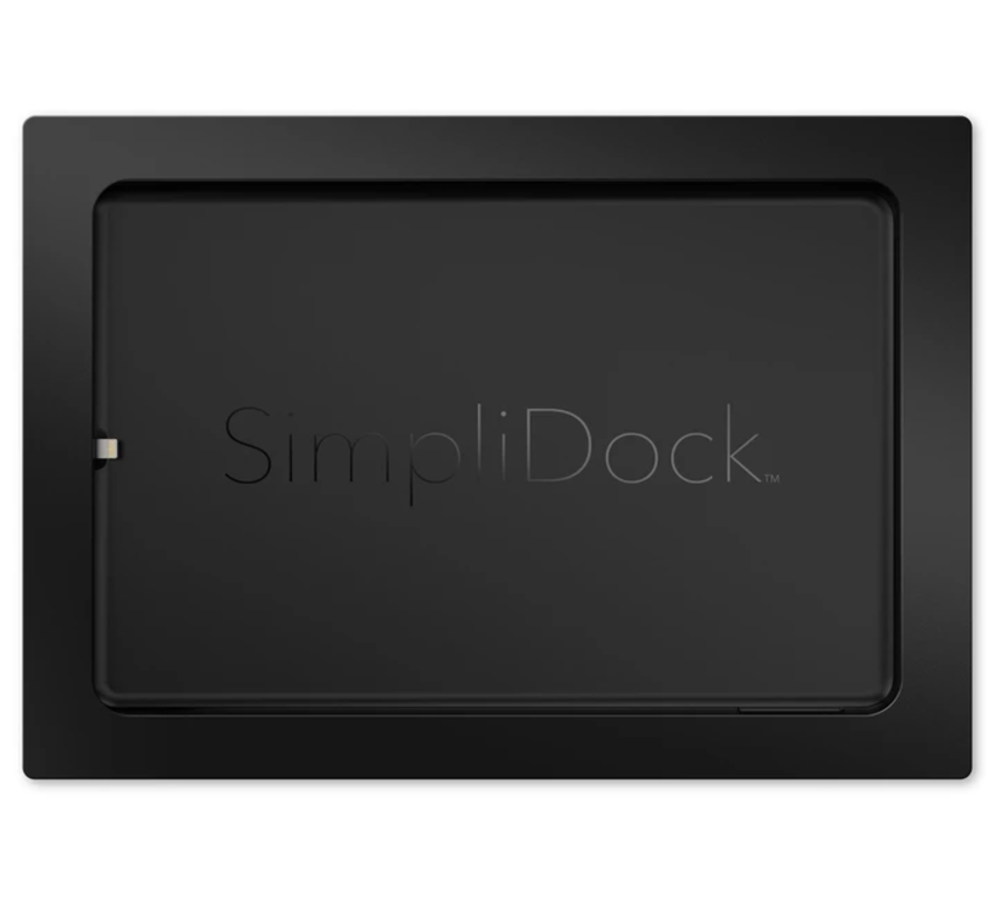 iPad Mini 6|7 (A17 Pro) inbouw wandhouder - Zwart -