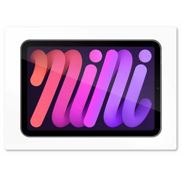 SimpliDock iPad mini 6|7 (A17 Pro)  inbouw wandhouder -Wit
