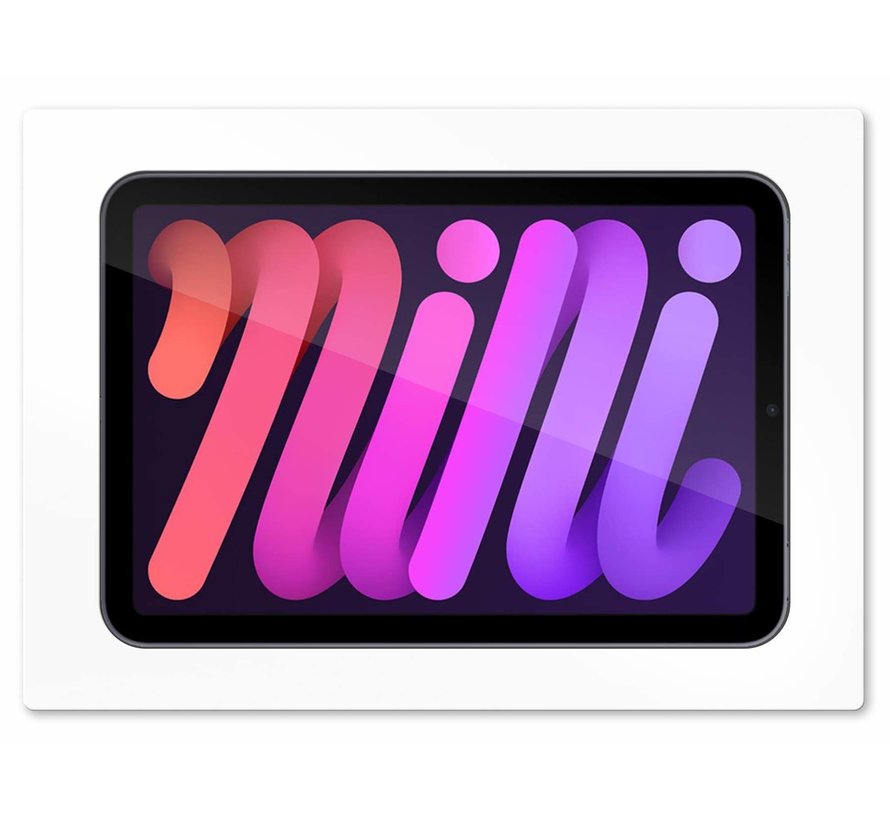 iPad mini 6|7 (A17 Pro) inbouw wandhouder - Wit