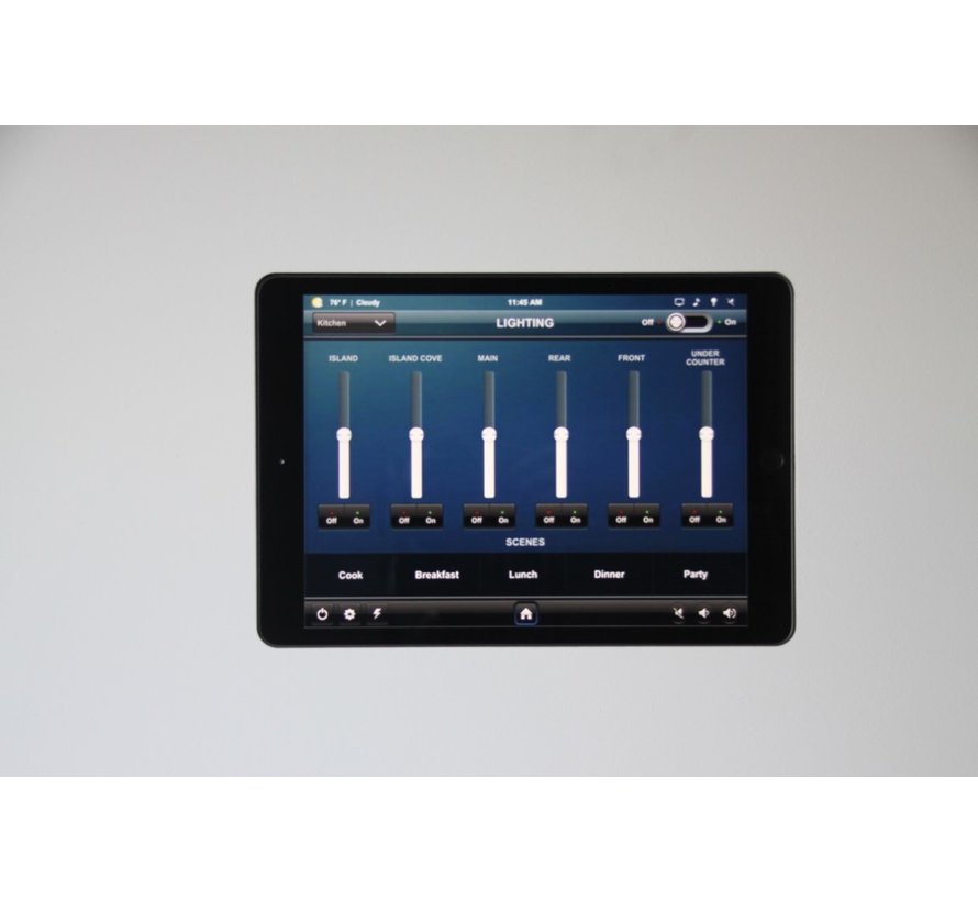 wDock iPad air 10.9/Pro 11 Docking station voor inbouw in wand