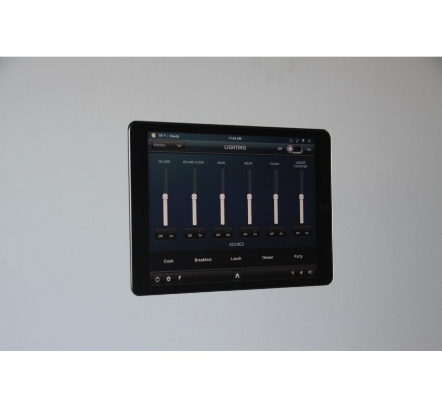 wDock iPad air 10.9/Pro 11 Docking station voor inbouw in wand