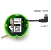 Smart Things sCharge PoE FIT oplader met USB-C power & data connectie S28C
