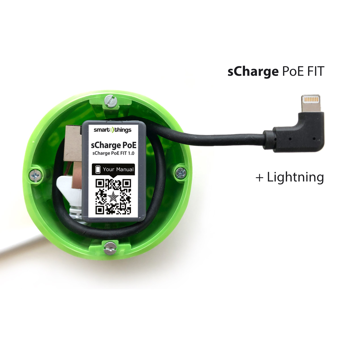 ongezond Lenen elegant sCharge PoE FIT oplader met Lightning power & data connectie -  Tabletsolution