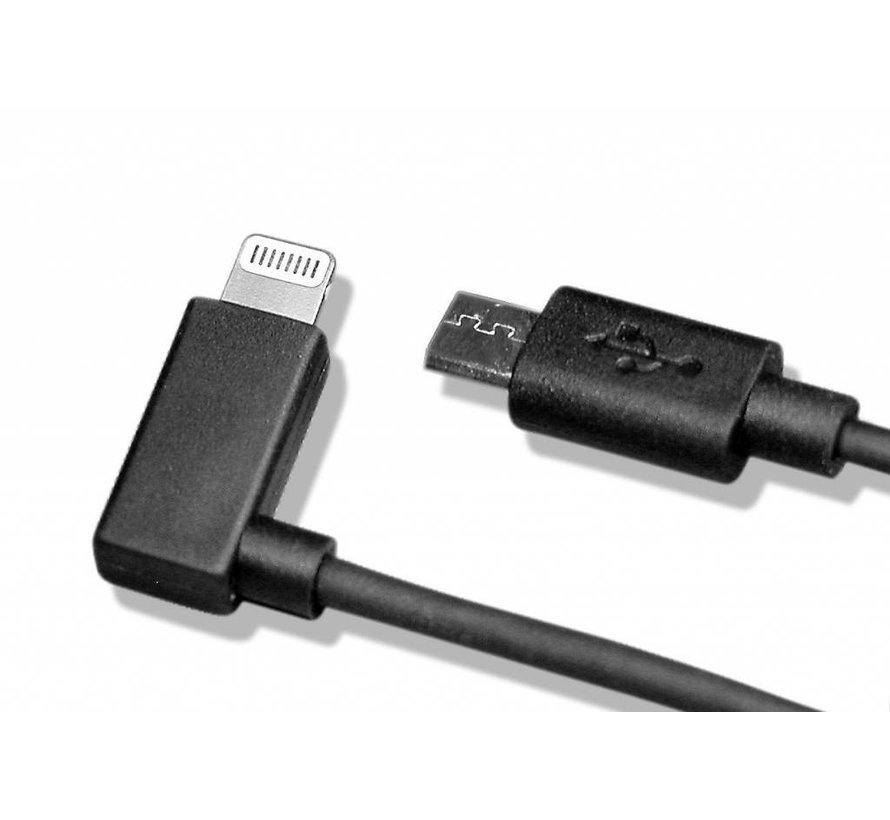 USB Micro B Cable for Lightning 40cm L90-B-4