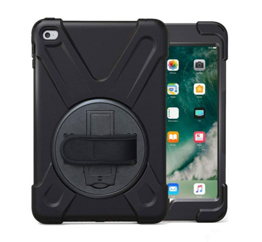 Rugged case met handstrap en schouderband voor  iPad 2017/18 9.7