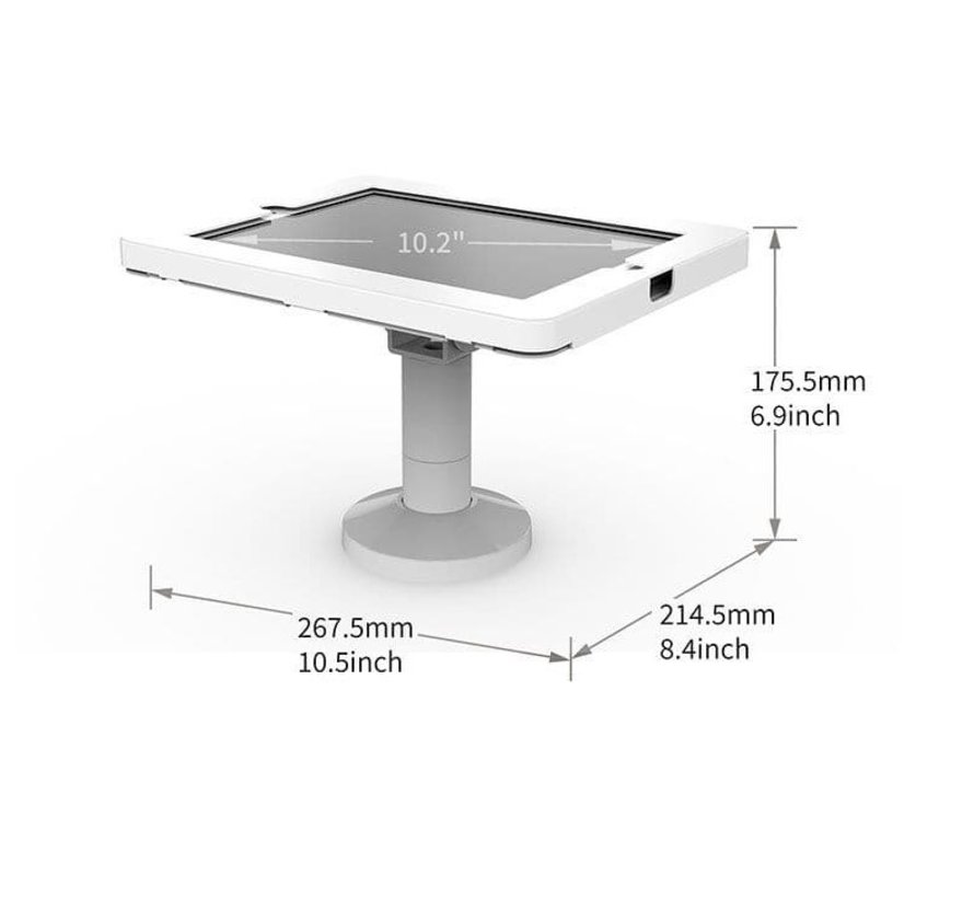 Tafelstandaard met Rotatie voor iPad 10.2  - Wit