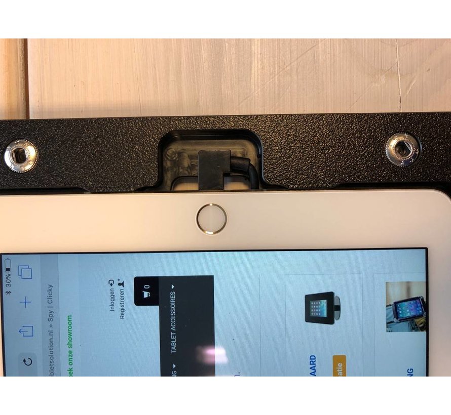 On-Wall wandhouder iPad 10th en 11th  Gen - Black