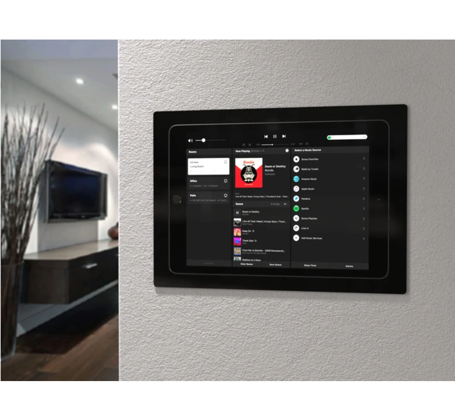 iPad® 10th en 11th Gen   inbouw wandhouder Wit