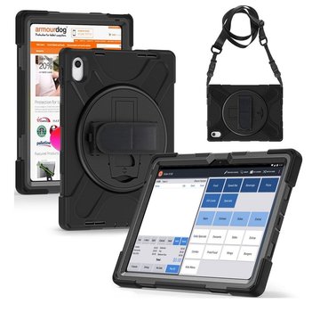 Armourdog Rugged case met handstrap en schouderband voor  iPad 10 (10.9/2022)