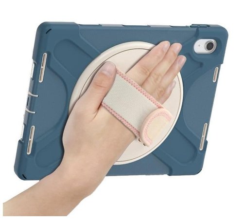 Armourdog Rugged case met handstrap en schouderband voor  iPad 10 (10.9/2022)