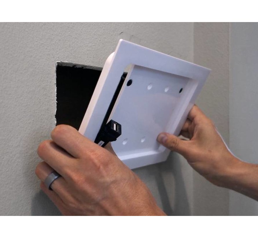 iPad® 10th en 11th Gen  inbouw wandhouder-  RVS-look