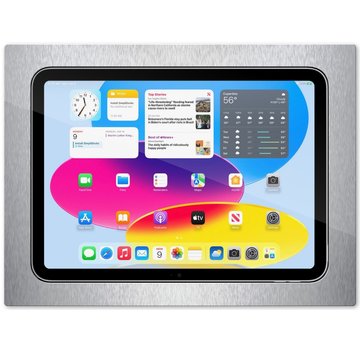 SimpliDock iPad® 10th Gen 10.9"   inbouw wandhouder-  RVS-look