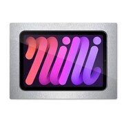 SimpliDock iPad mini 6|7 (A17 Pro) inbouw wandhouder -RVS-Look