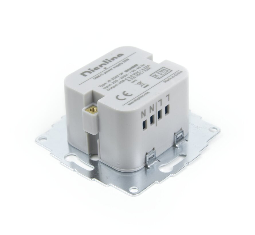 USB-C charger 20W inbouw