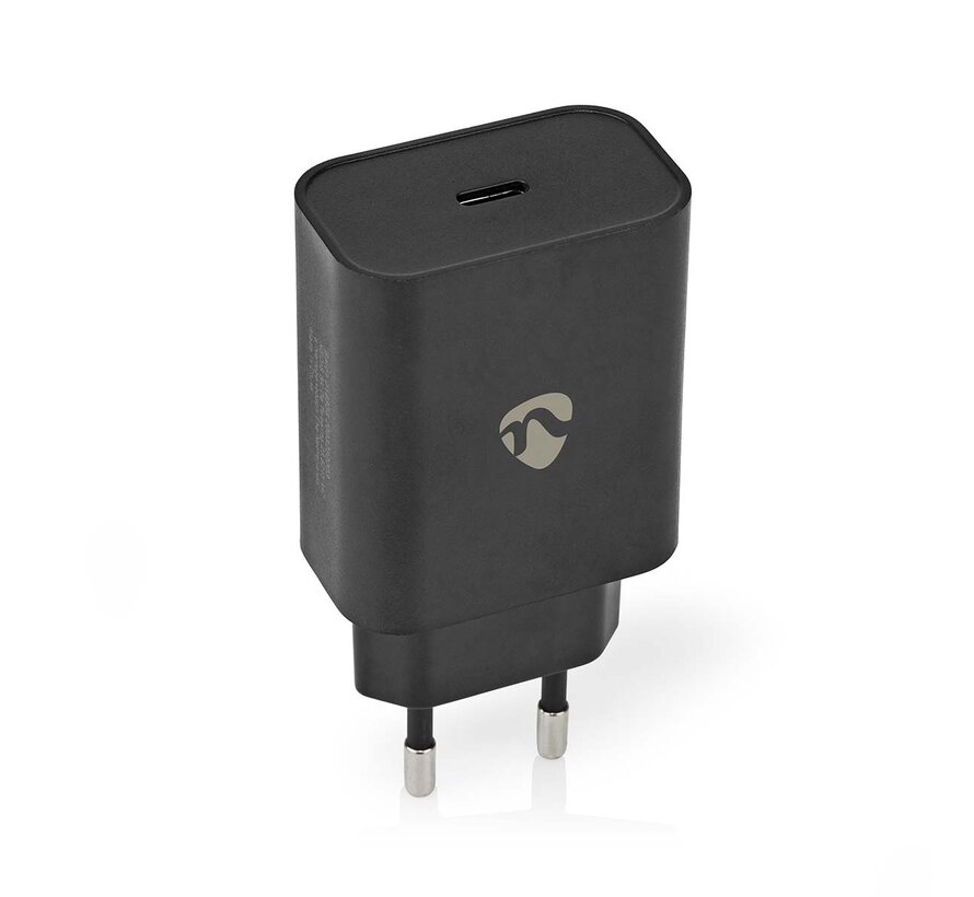 Universele USB-C tablet snellader, 3 A (32 watt) , Zwart