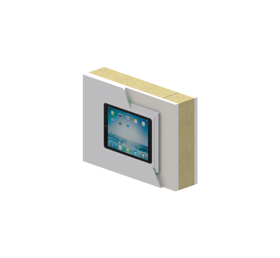 wDock iPad 10th-11th gen Docking station voor inbouw in wand