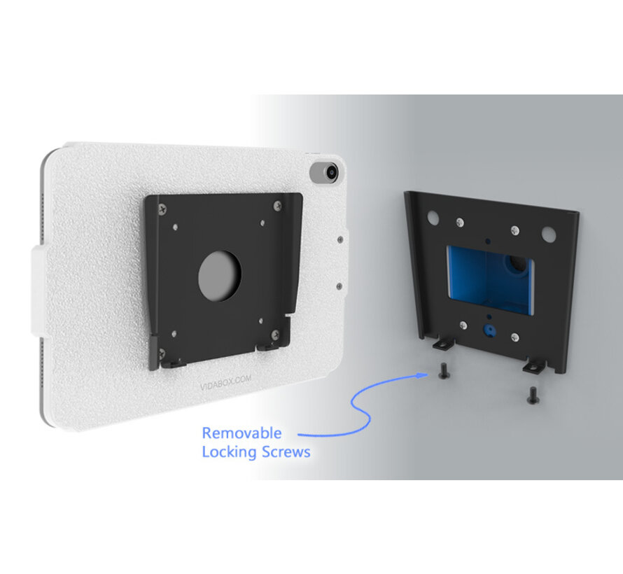 Pro 12.9" (Gen 3 | 4 | 5 | 6) open  iPadhouder met muur montage