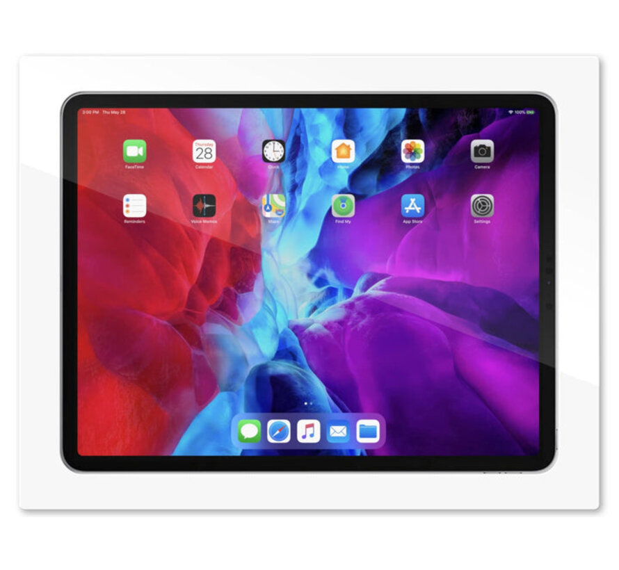 iPad Pro 12.9 Gen 3-6/Air 13"  inbouw wandhouder - Wit