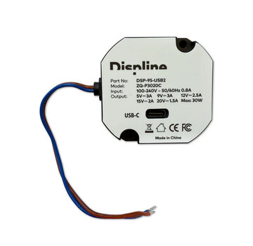 Displine USB-C tablet charger 30W inbouw