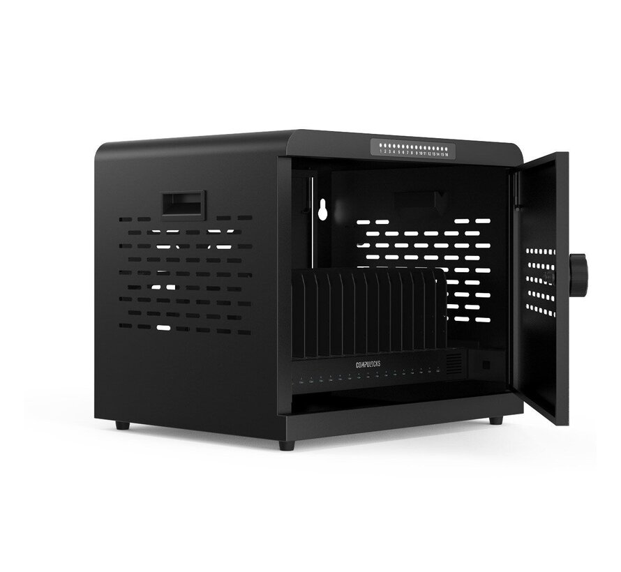 Oplaad- en afsluitbare behuizing voor tablets – USB-C PD 3.0