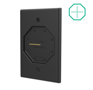 RAM Mounts Uni-Conn™ powered laag profiel wand dock met PoE