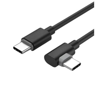 Haakse USB-C naar USB-C kabel oplaadkabel  2mtr