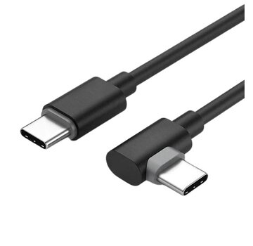 Haakse USB-C naar USB-C kabel oplaadkabel  2mtr