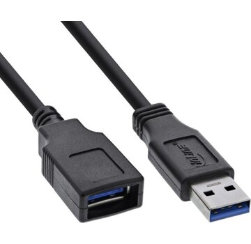 InLine USB-A naar USB-A verlengkabel -zwart - 5 meter