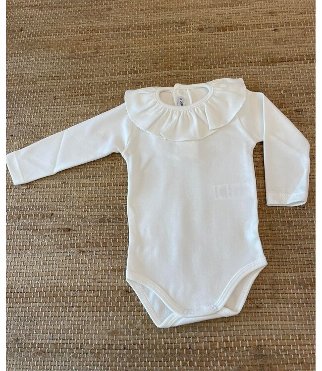 Body kraag gebroken wit