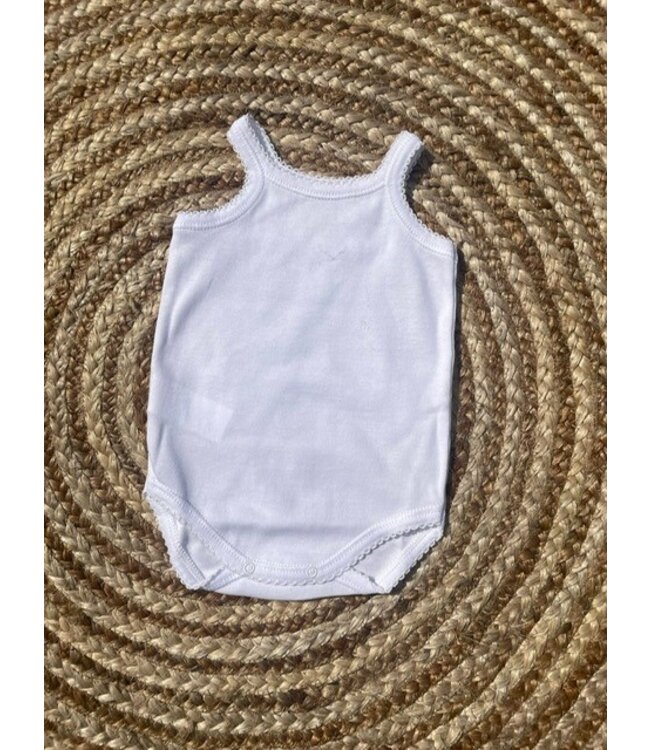 witte body met spaghettibandjes