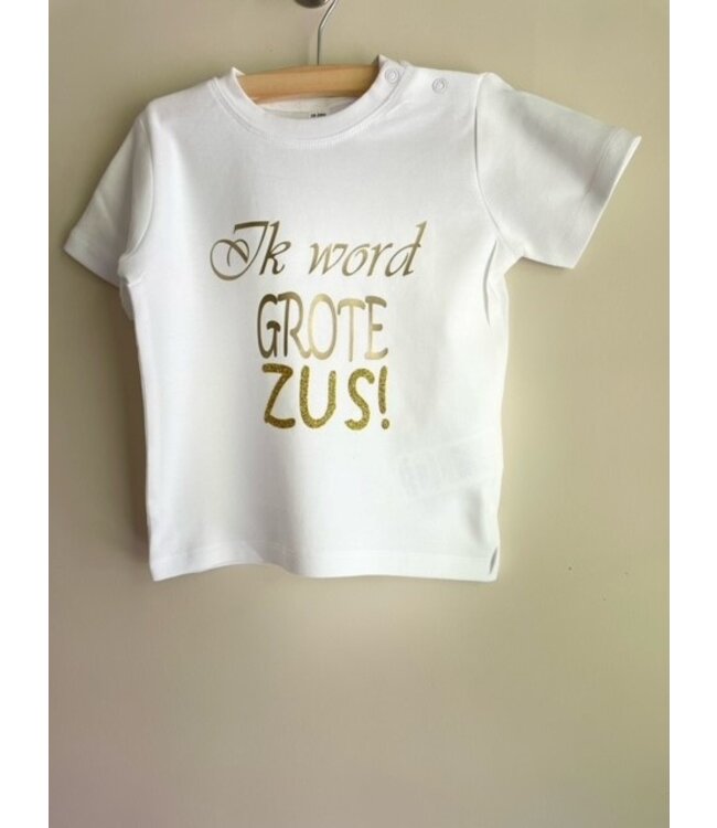 T-shirt: Ik word grote zus/broer