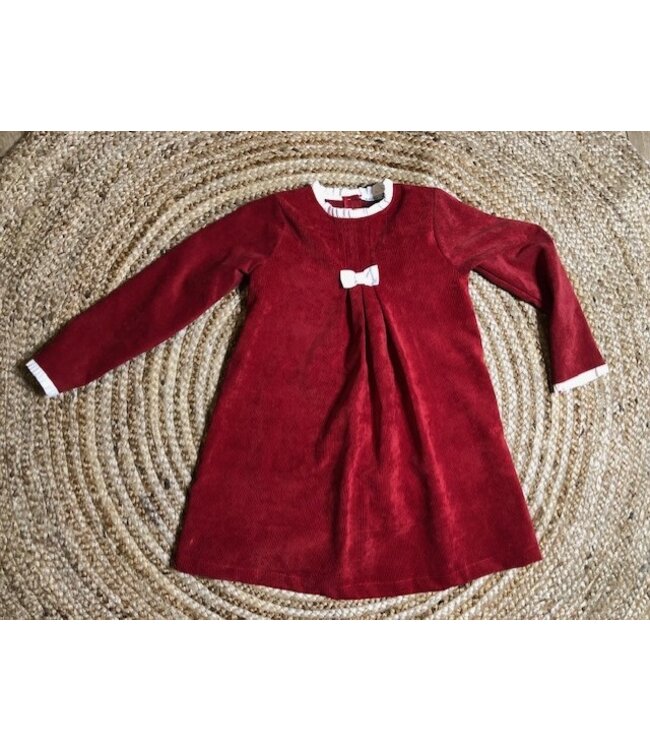 Rood velours kleedje