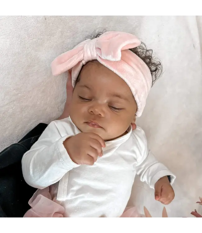 Haarbandje Velvet Beige