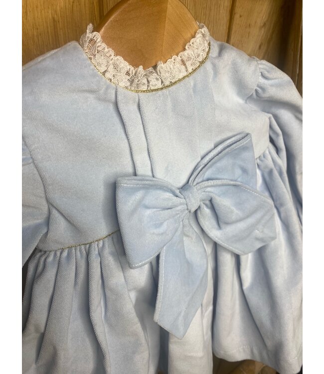 Kinderkleedje Velvet blauw