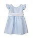 Baby Gi Kleedje vichy ruit blauw-wit